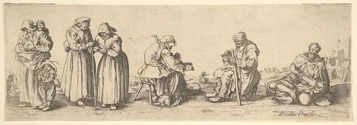 Six Men and Women Beggars