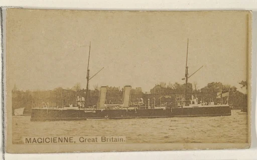 Magicienne, Great Britain, from the Famous Ships series (N50) for Virginia Brights Cigarettes
