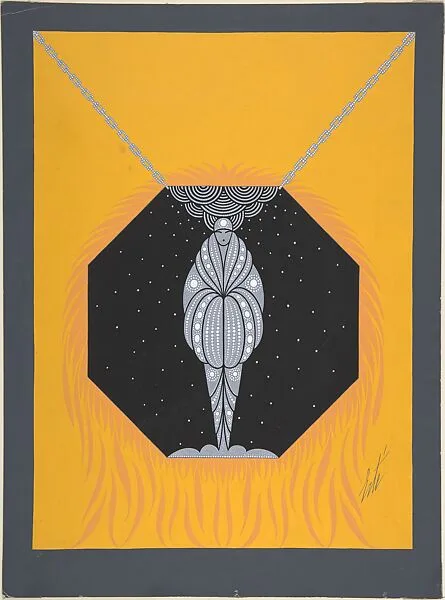 "Premier Jour d'Hiver": Cover Design for "Harper's Bazar" — Erté (Romain de Tirtoff)