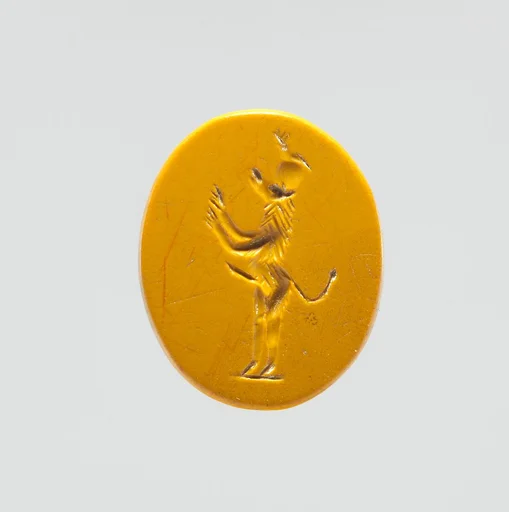Jasper intaglio: Cynocephalus