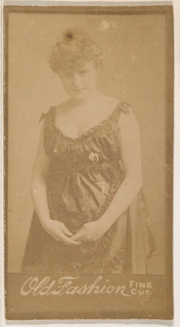 Standing actress, from the Actresses series (N664) promoting Old Fashion Fine Cut Tobacco — Unknown