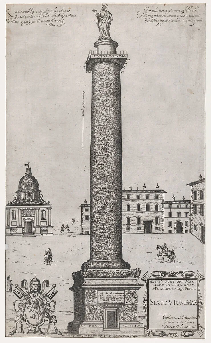 Speculum Romanae Magnificentiae: Column of Trajan — Nicolas Beatrizet|Nicolaus van Aelst