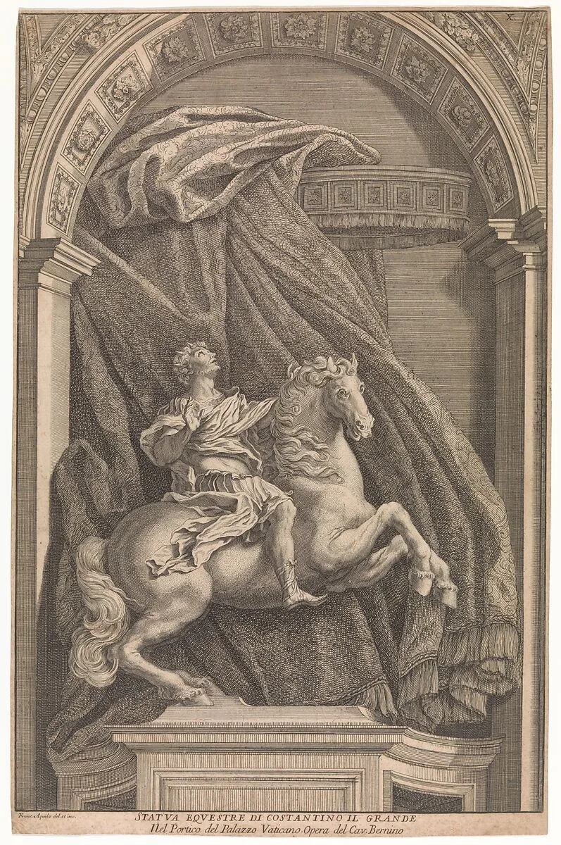 Equestrian Statue of Constantine the Great — Francesco Faraone Aquila|Gian Lorenzo Bernini