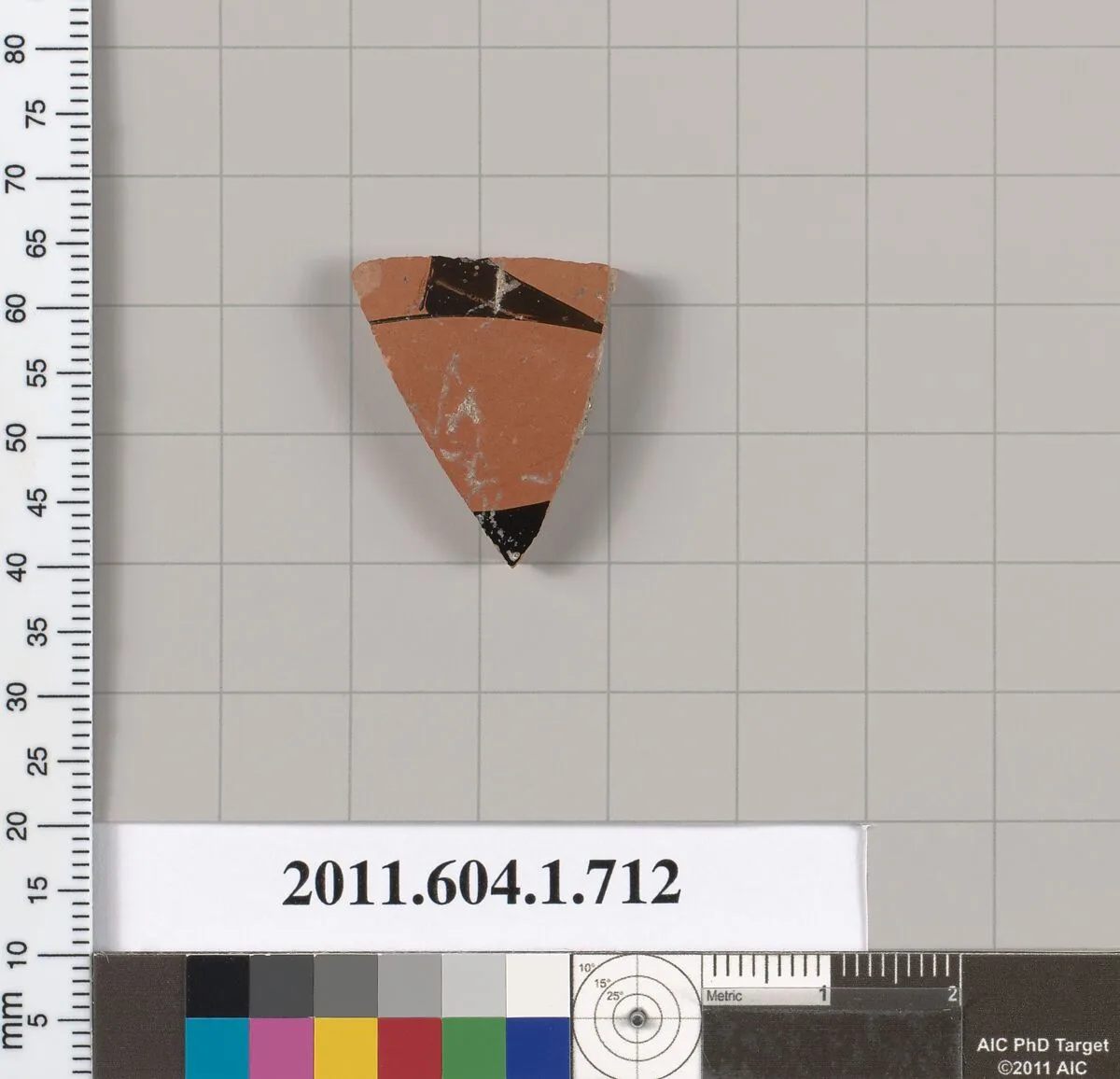 Terracotta fragment of a kylix (drinking cup) — Unknown