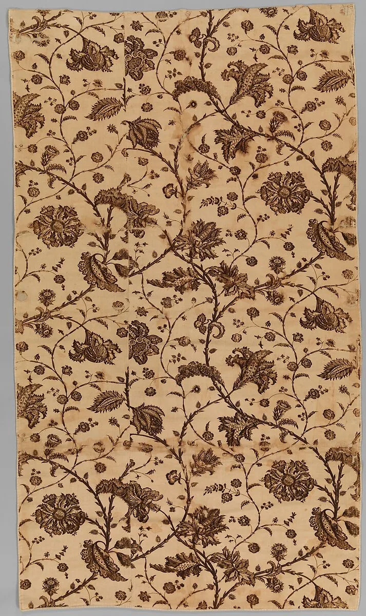 Floral printed cotton — Unknown