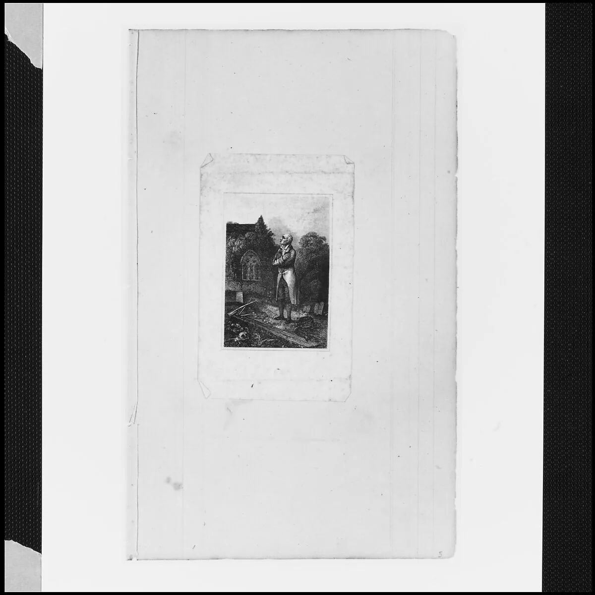 Engraved Plate (from Sketchbook) — John William Casilear