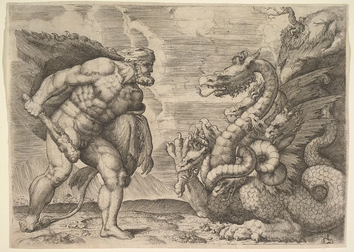 Hercules and the Hydra of Lerna — Marco Angolo del Moro