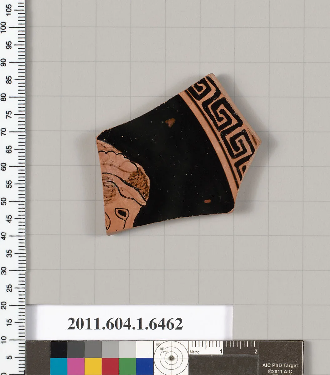 Terracotta fragment of a kylix (drinking cup) — Unknown