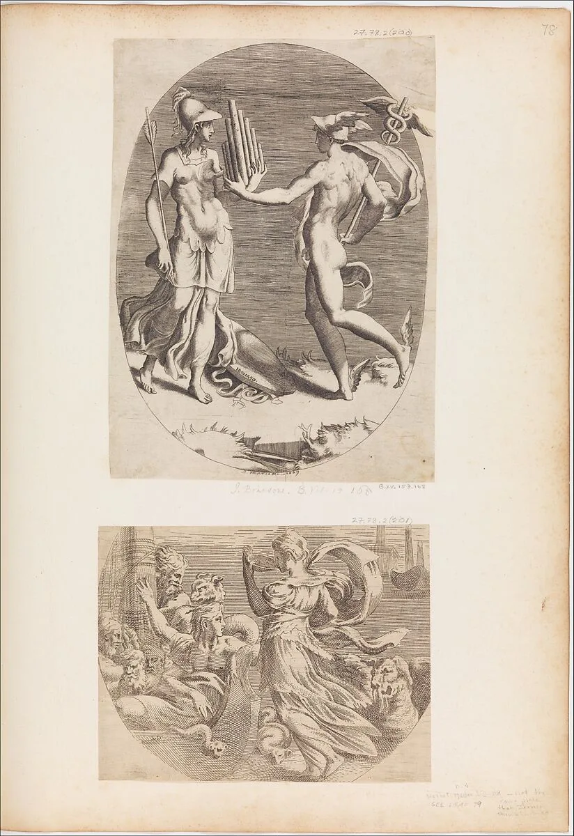 Circe Drinking — Léon Davent|Parmigianino (Girolamo Francesco Maria Mazzola)