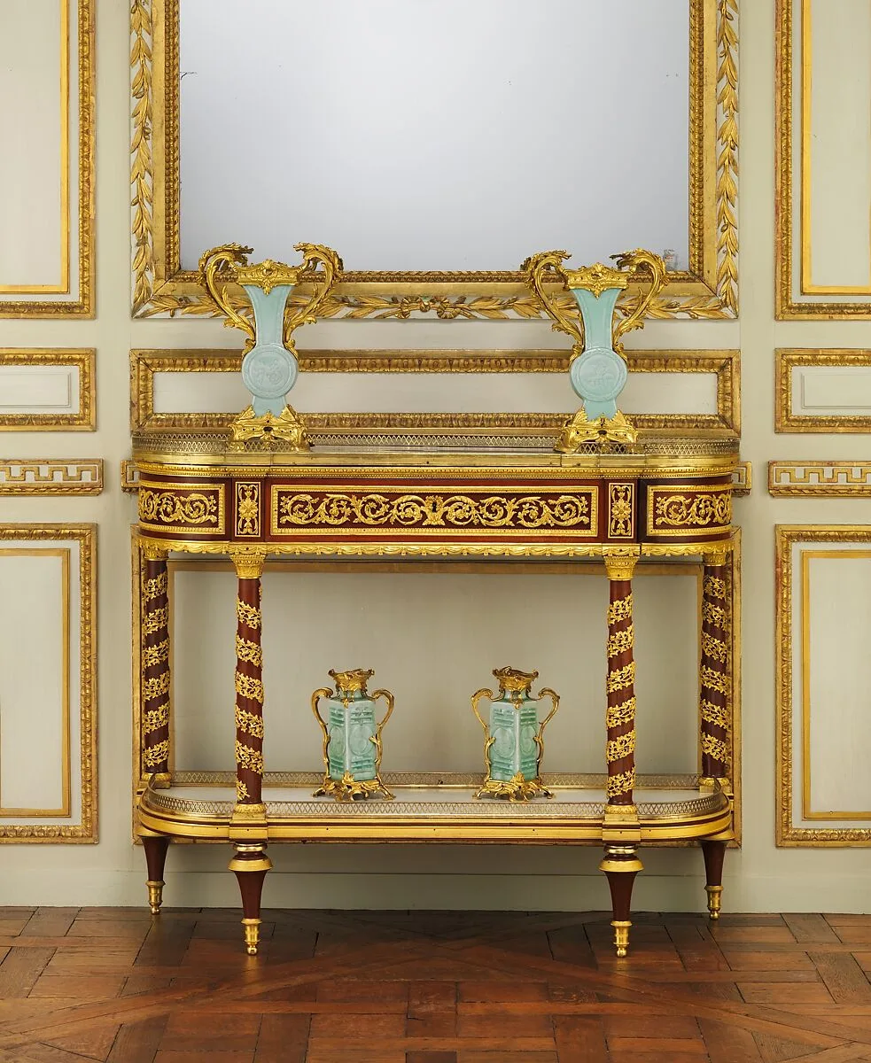 Side table (commode servante or commode desserte) — Jean Henri Riesener