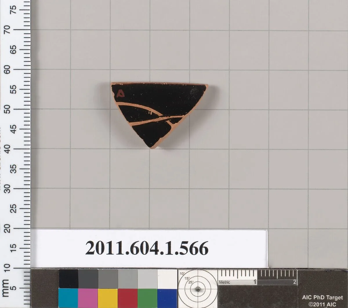 Terracotta rim fragment of a kylix (drinking cup) — Unknown