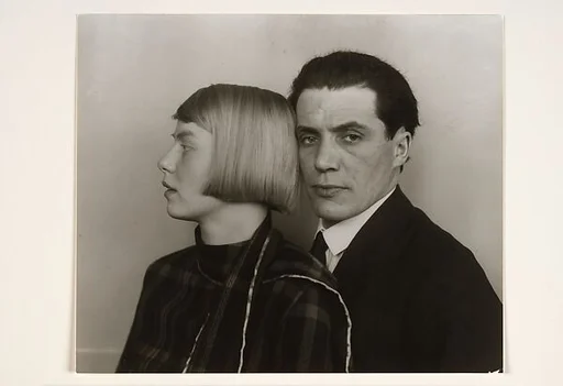 Architektenehepaar. Der Architekt Hans Heinz Lüttgen und seine Frau