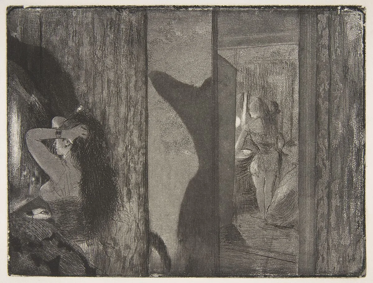 Actresses in Their Dressing Rooms — Edgar Degas