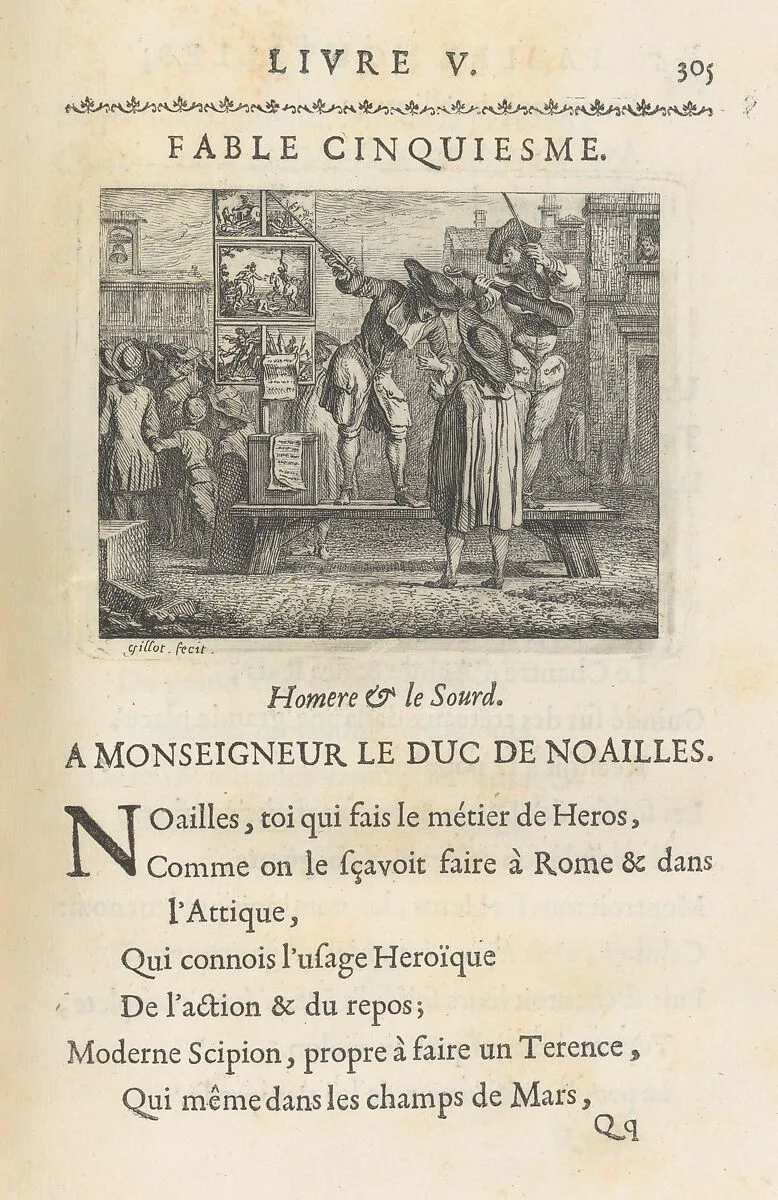 Fables Nouvelles, Dediées au Roy — Lamotte-Houdar|Gregoire Dupuis|Claude Gillot