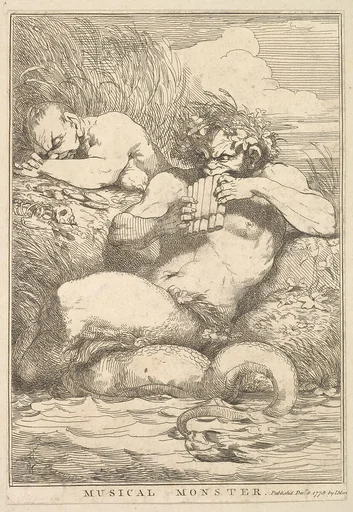 Musical Monster (from "Fifteen Etchings Dedicated to Sir Joshua Reynolds")