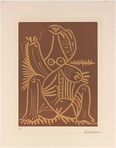 Seated Woman in Beachwear II