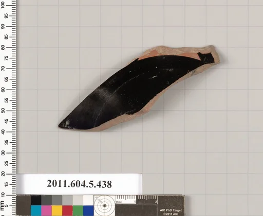 Terracotta fragment of a kylix (drinking cup)