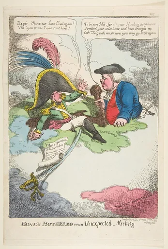 Boney Bothered or an Unexpected Meeting