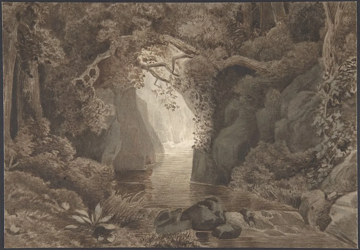 Wooded Landscape with a Creek — Christoph Nathe