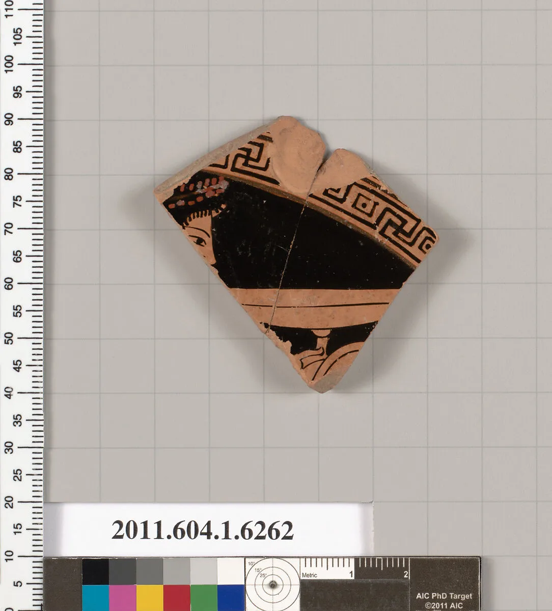 Terracotta fragment of a kylix (drinking cup) — Unknown