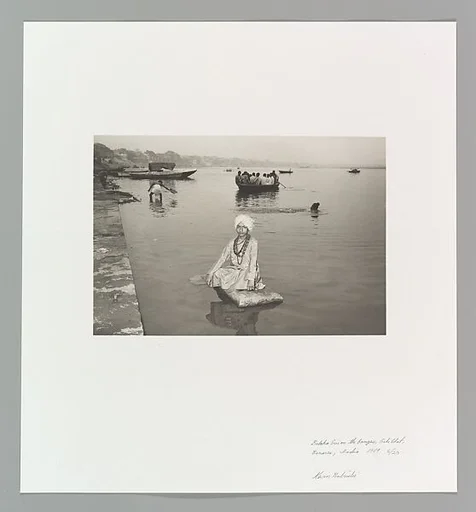 Balaka Giri on the Ganges, Ashi Ghat, Benares, India