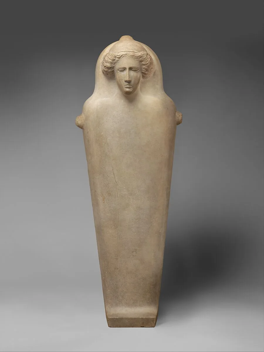 Marble anthropoid sarcophagus — Unknown