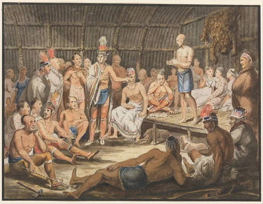 Exhibition of Indian Tribal Ceremonies at the Olympic Theater, Philadelphia