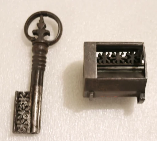 Mortise lock with key