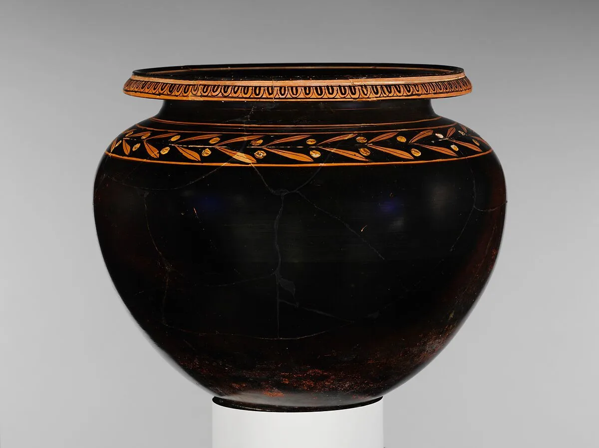 Terracotta lebes (deep bowl) — Unknown