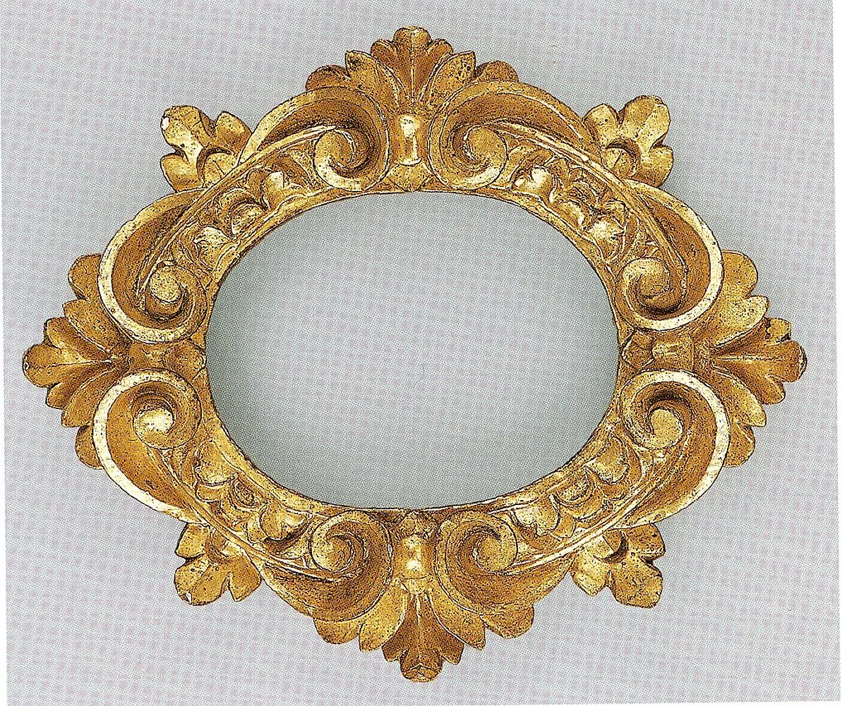 Sansovino-style oval frame — Unknown