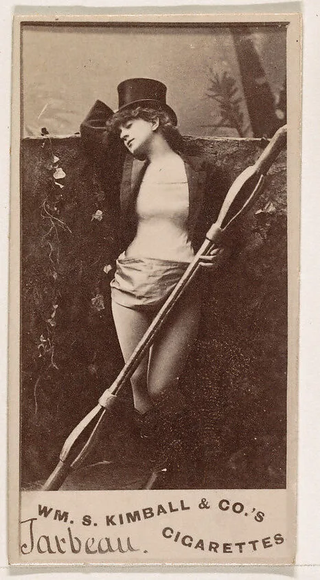Miss Jarbeau, from the Actresses series (N203) issued by Wm. S. Kimball & Co. — William S. Kimball & Company