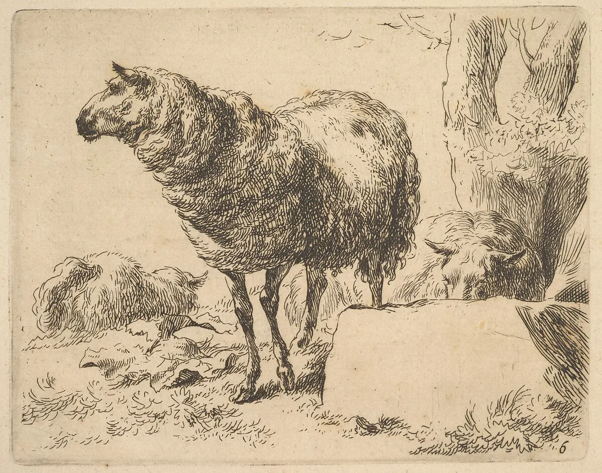 from The Set of Sheep — Nicolaes Berchem