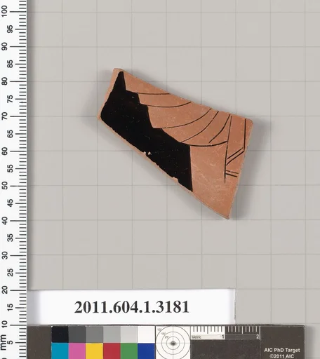 Terracotta fragment of a kylix (drinking cup)