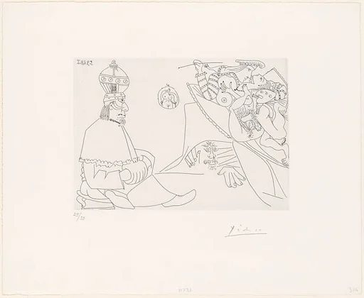 Raphael and the Fornarina XIX, from 347 Suite
