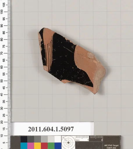 Terracotta fragment of a kylix (drinking cup)