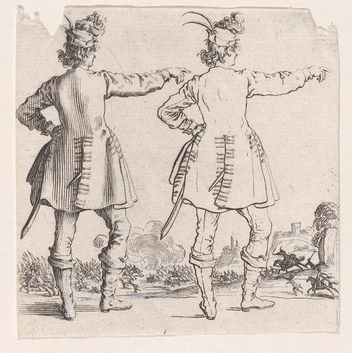 Le Turc Vu de Dos (The Turk Seen from Behind), from Varie Figure (Various Figures)