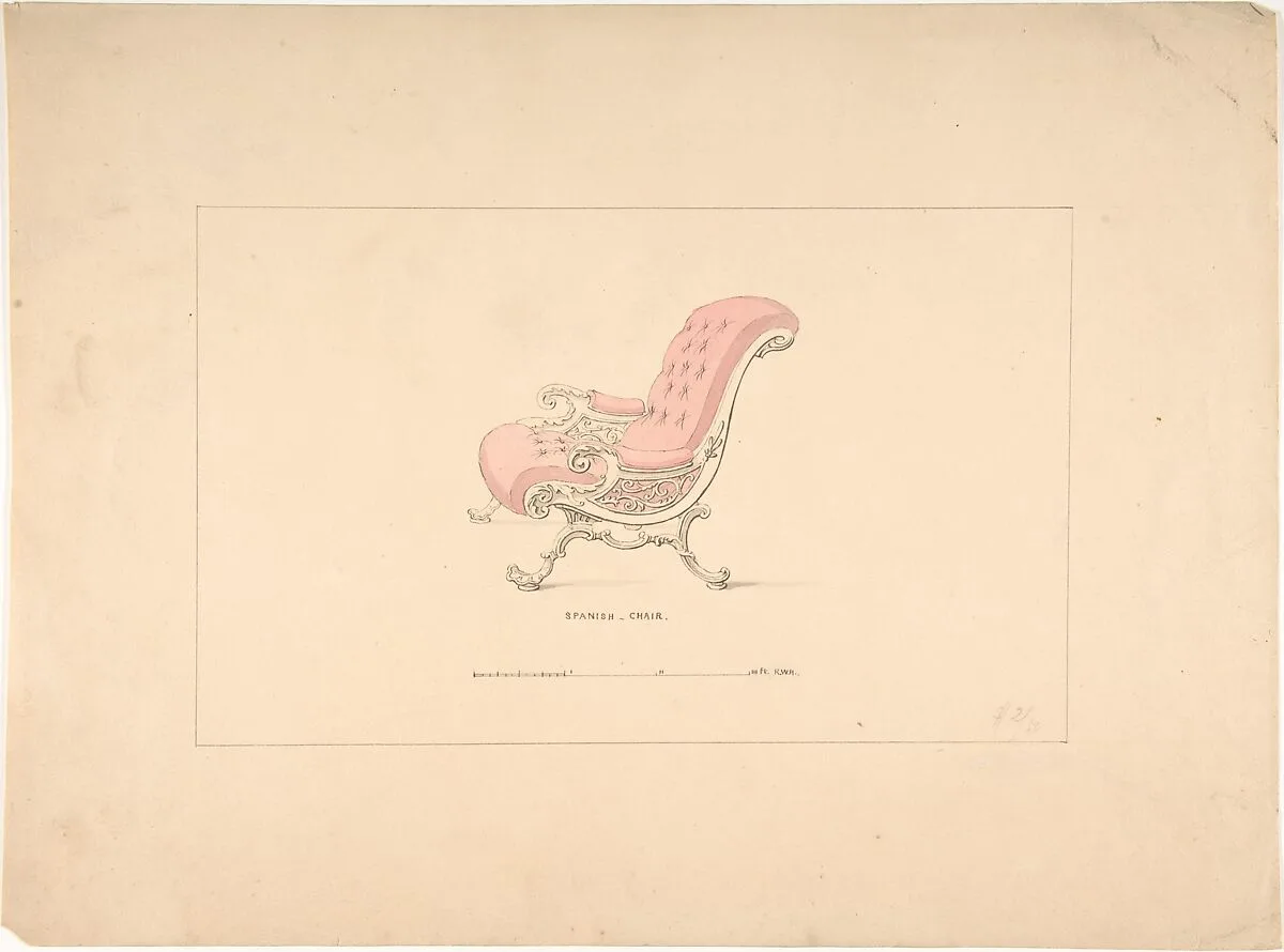 Design for Spanish Chair — Robert William Hume