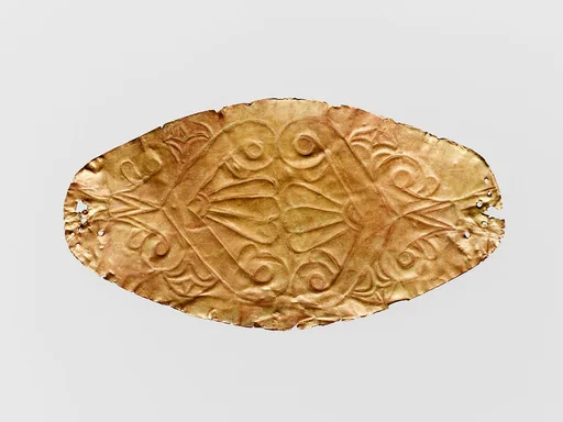 Gold leaf frontlet (band for forehead)