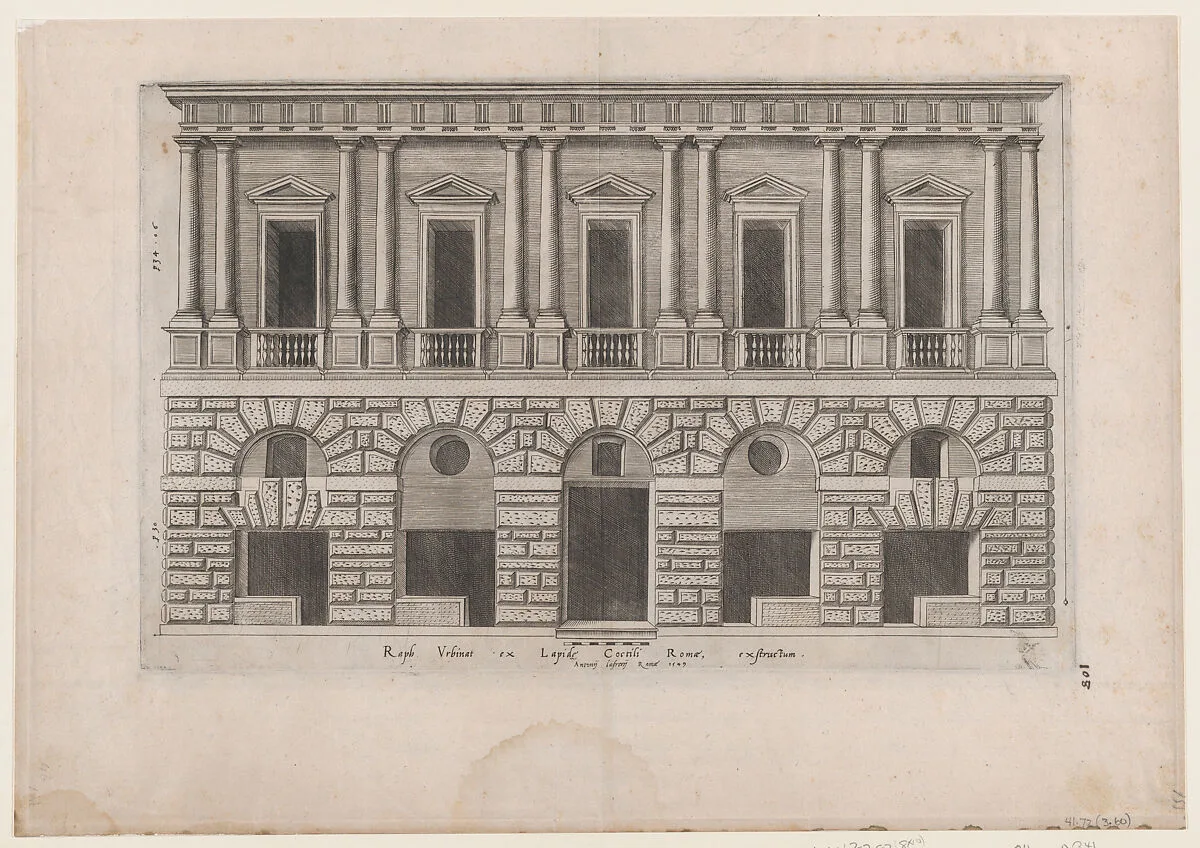 Speculum Romanae Magnificentiae: House of Raphael — Anonymous|Antonio Lafreri