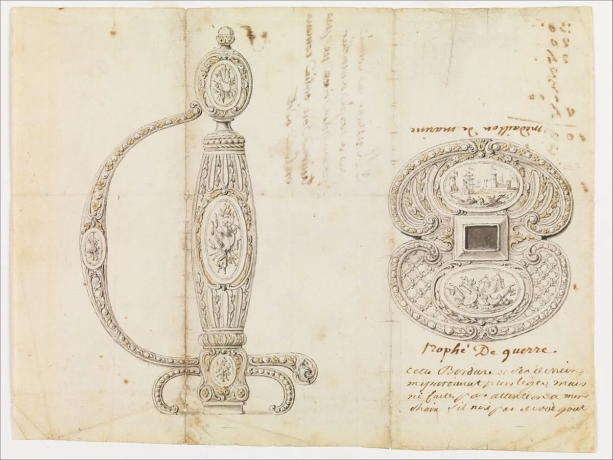 Design for a Smallsword Hilt — Unknown