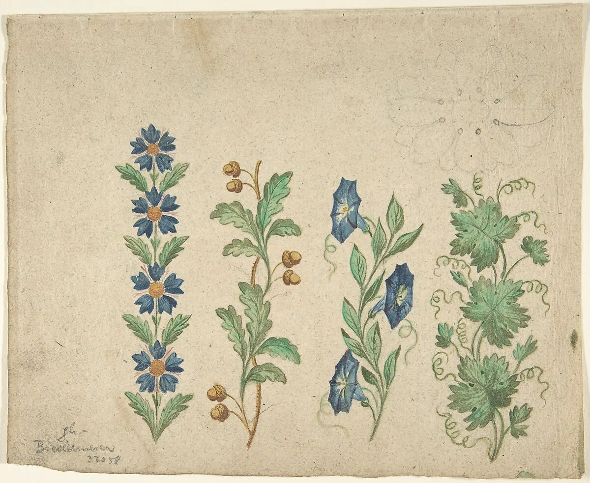 Designs for Embroidery — Anonymous, German, 19th century