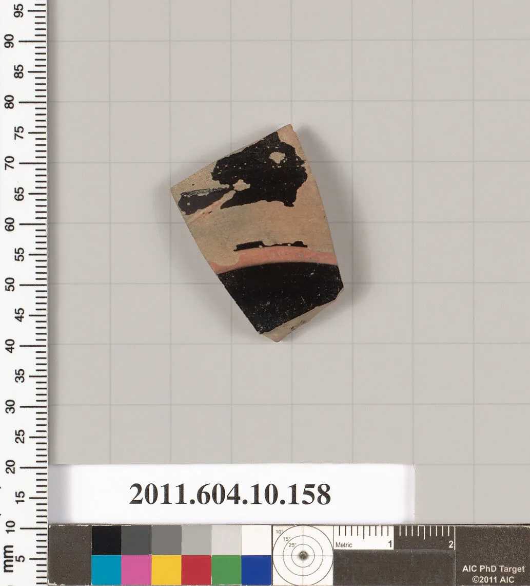 Terracotta fragment of a skyphos (deep drinking cup) — Unknown