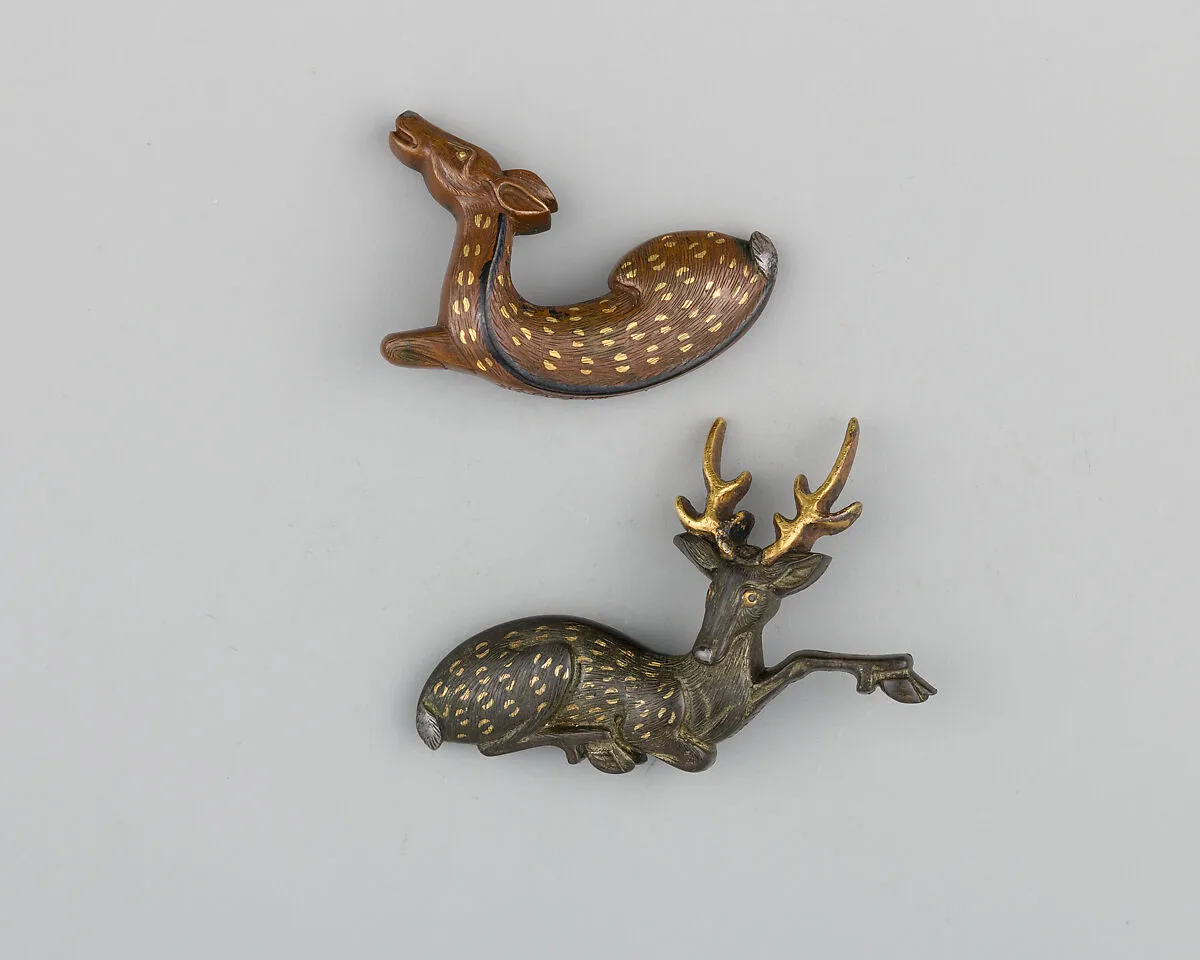 Pair of Sword-Grip Ornaments (Menuki) — Unknown