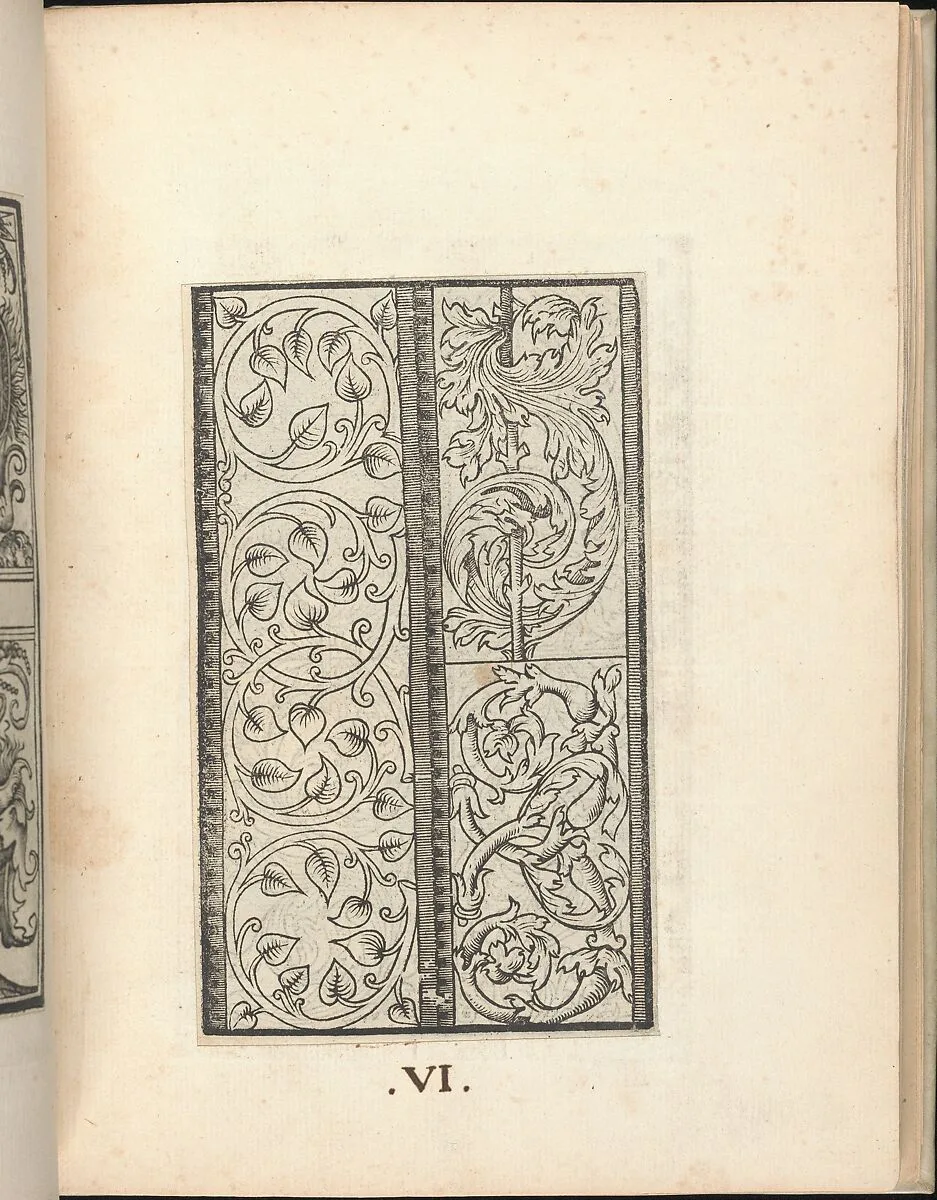 Esemplario di lavori, page 6 (recto) — Nicolò Zoppino