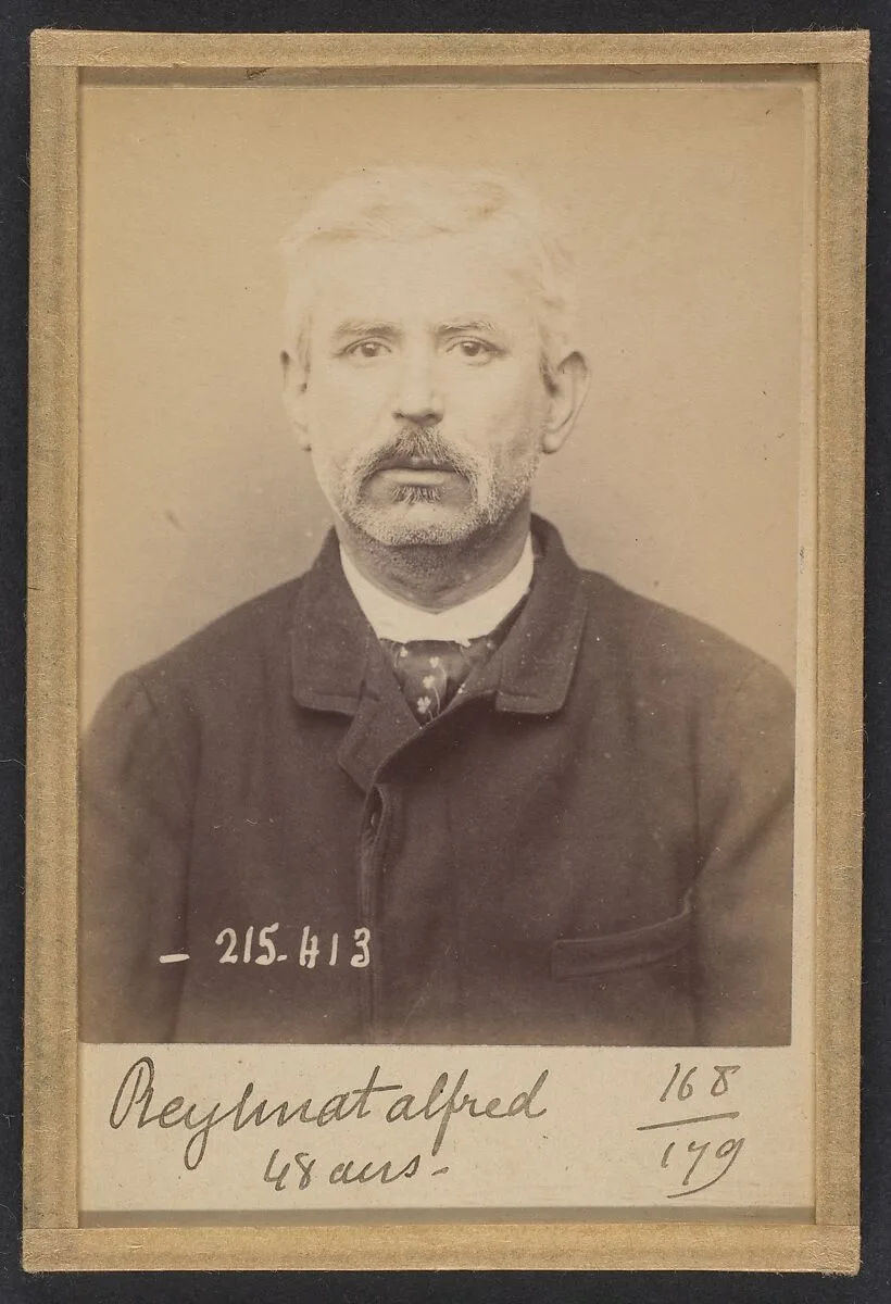 Reytinat. Jacques, François. 48 ans, né à Mouy (Oise). Colporteur. Anarchiste. 9/3/94. — Alphonse Bertillon