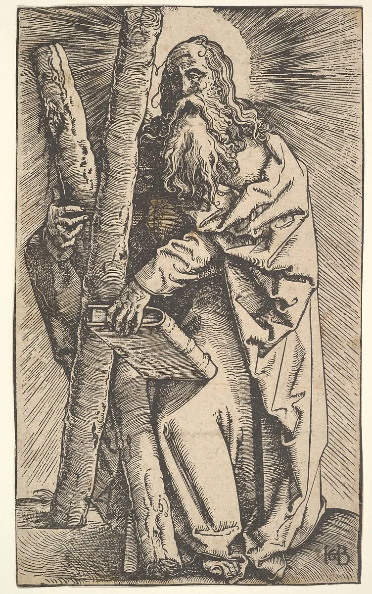 Saint Andrew — Hans Baldung (called Hans Baldung Grien)