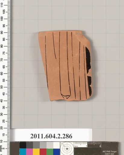Terracotta fragment of a column-krater? (bowl for mixing wine and water)