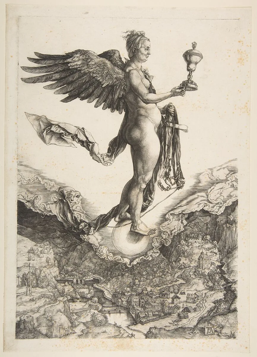 Nemesis (The Great Fortune) — Albrecht Dürer