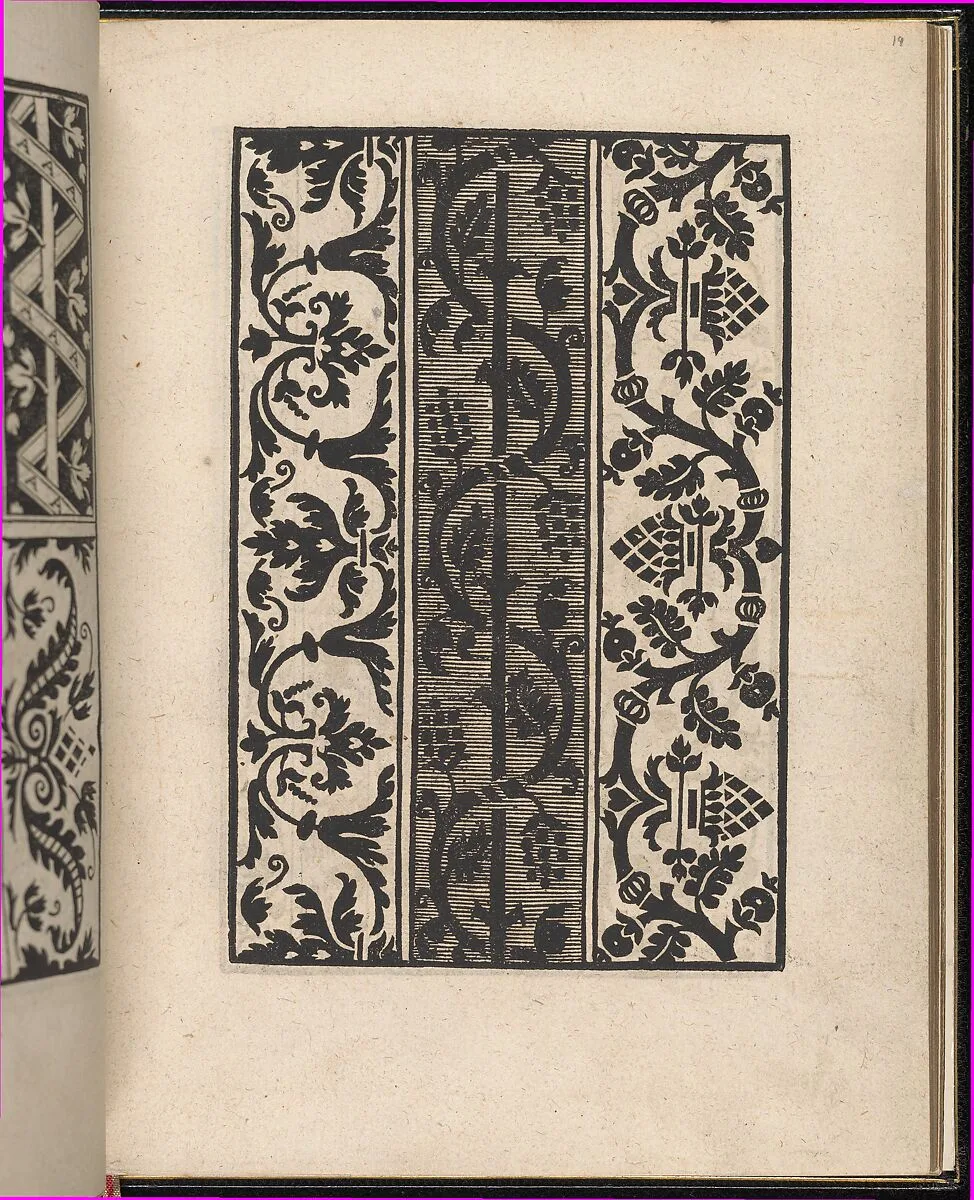 Page from Ein new kunstlich Modelbuch...(Page 19r) — Peter Quentel