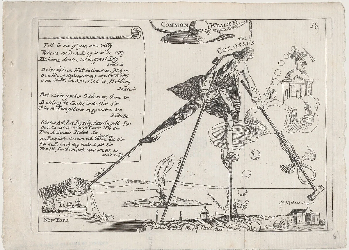 Common-Wealth, The Colossus — Thomas Ewart|Anonymous, British, 18th century